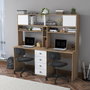 Hanah Home Escritorio de Estudio HA130 - 4017 Nogal y Blanco